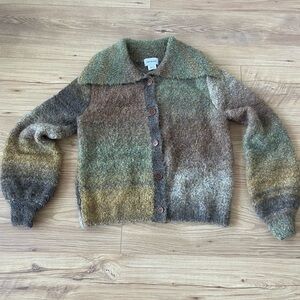 Find Me Now Earth Toned Button Up Cardigan